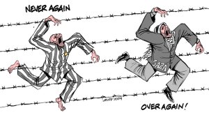 holocaust remembrance day by Carlos latuff 